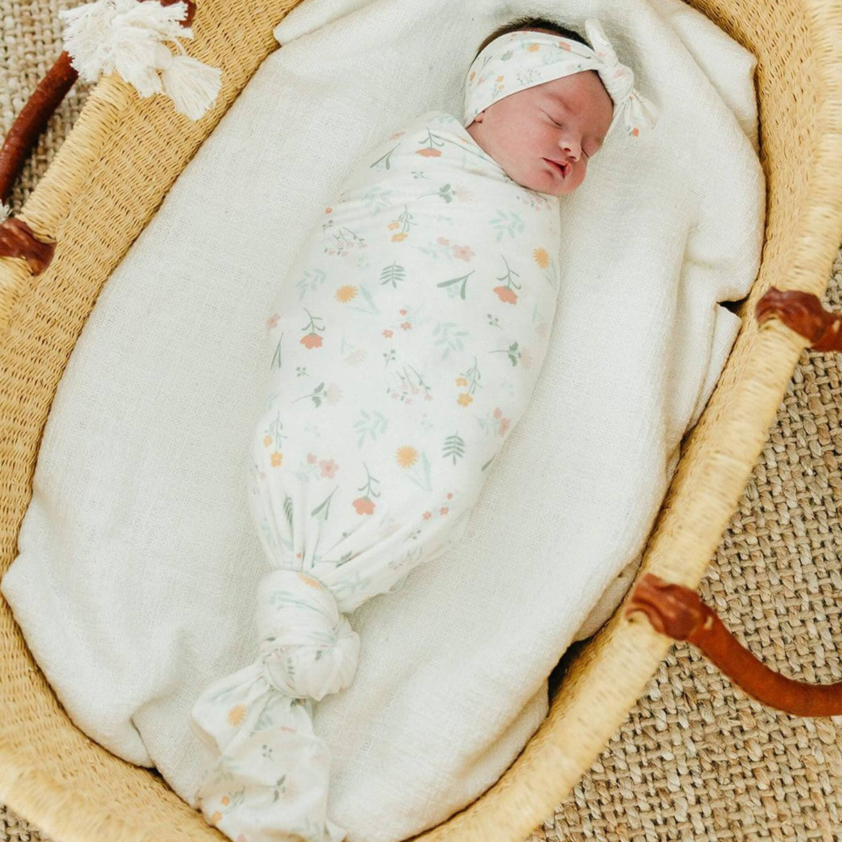 Knit Swaddle Blanket - Mabel