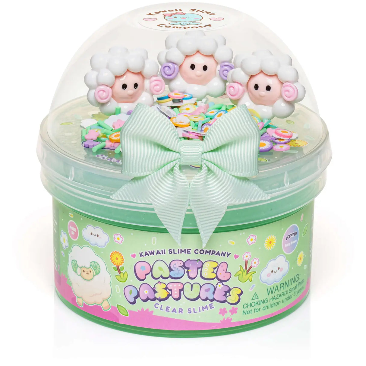 Kawaii Slime - Pastel Pastures Clear Slime