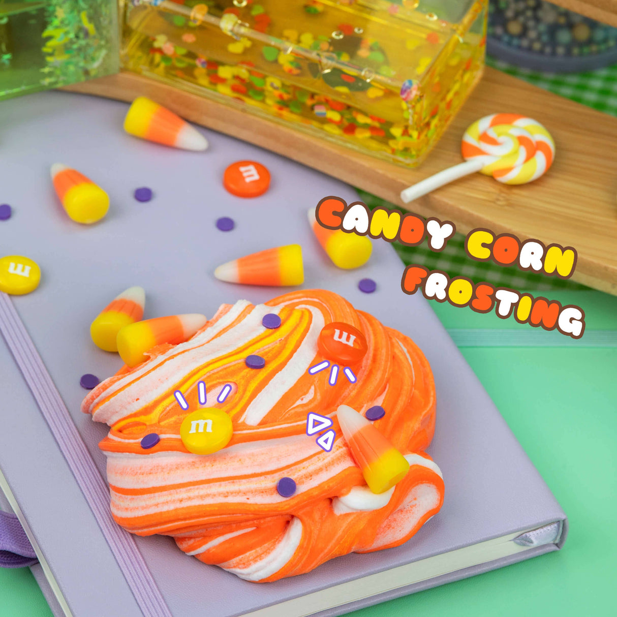 Kawaii Slime - Candy Corn Frosting Butter Slime