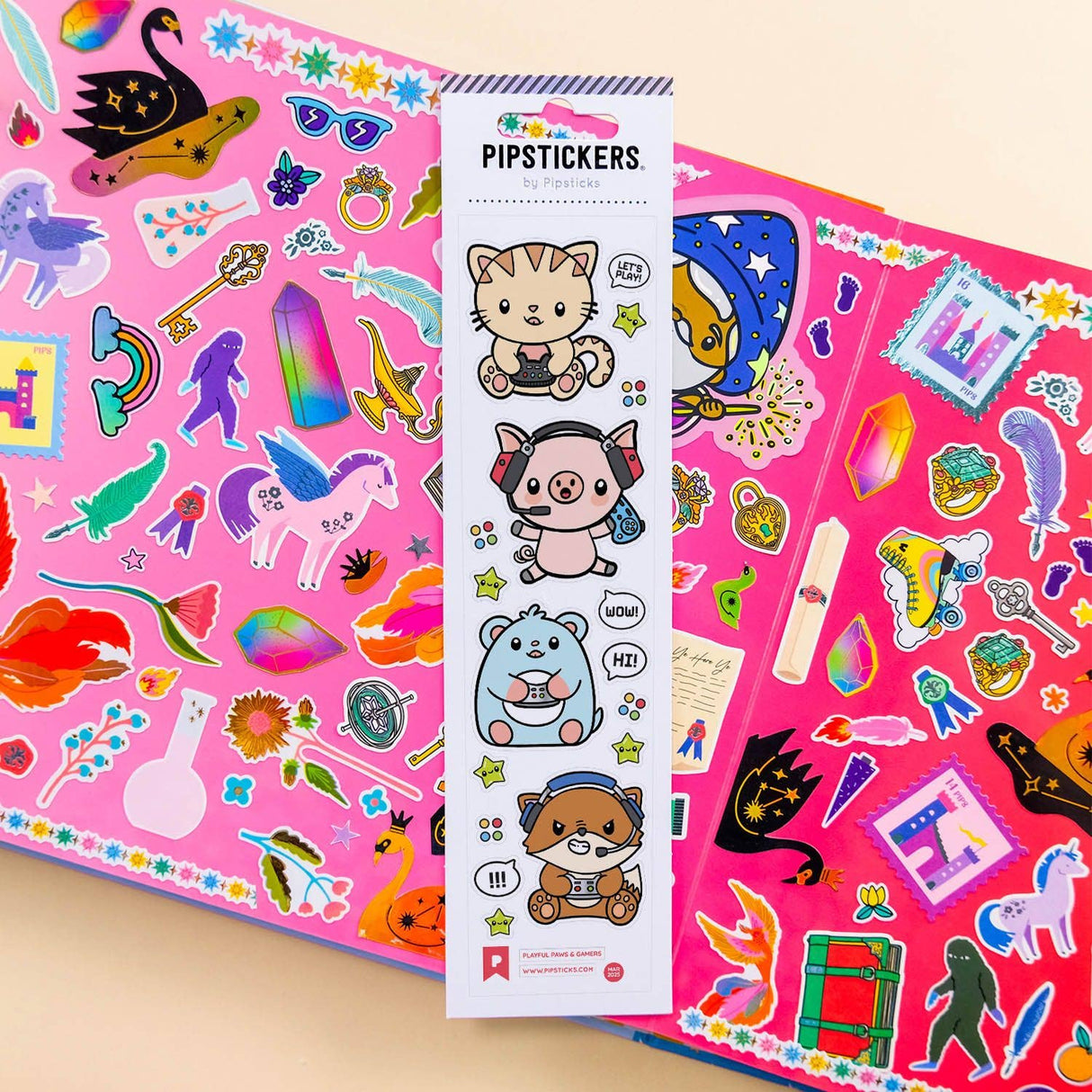 Pipstickers - Playful Paws & Gamers