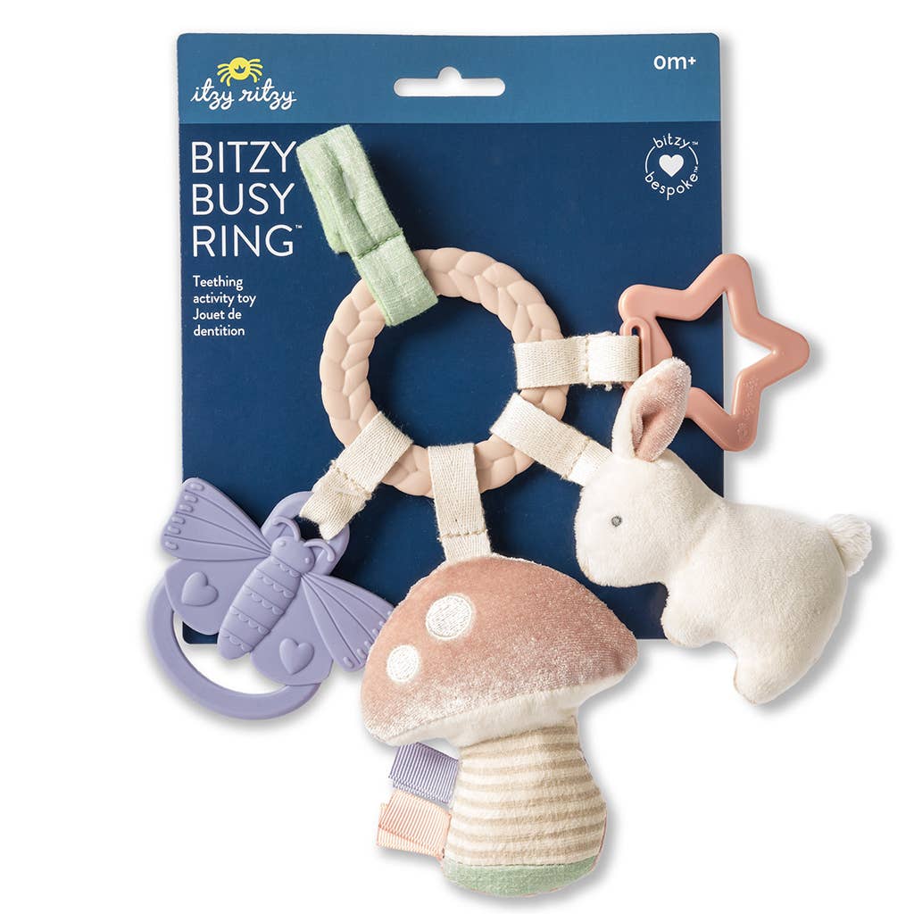 Bitzy Busy Ring Teething Activity Toy - Veggie