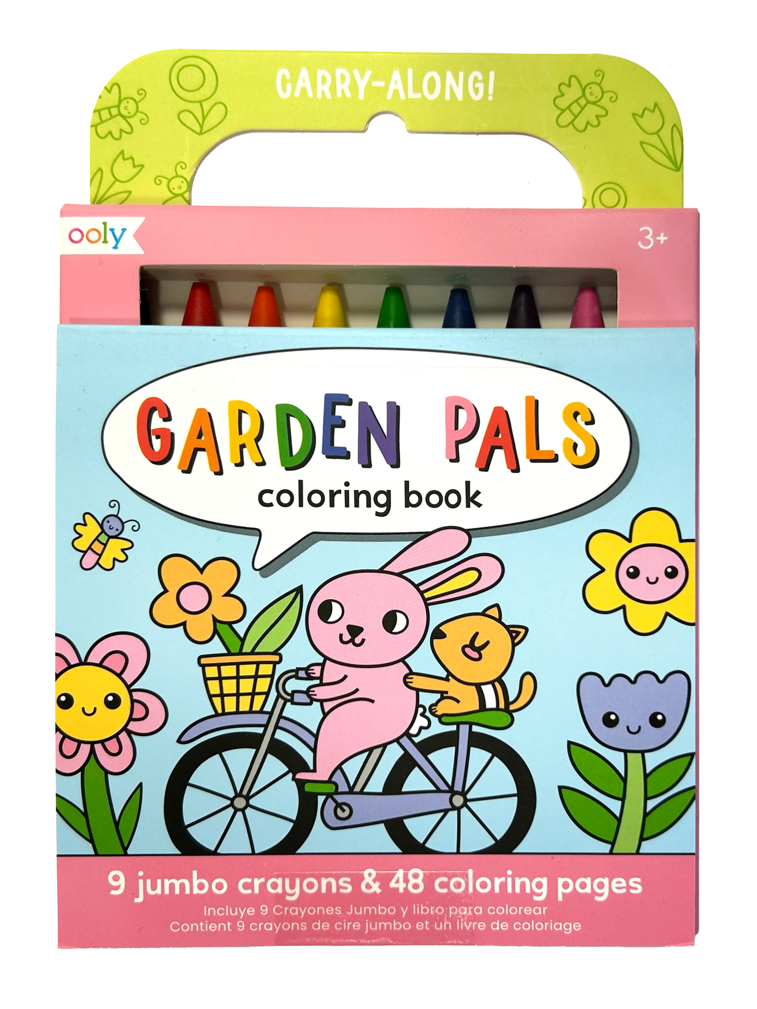 Carry Along Coloring Book Set - Garden Pals