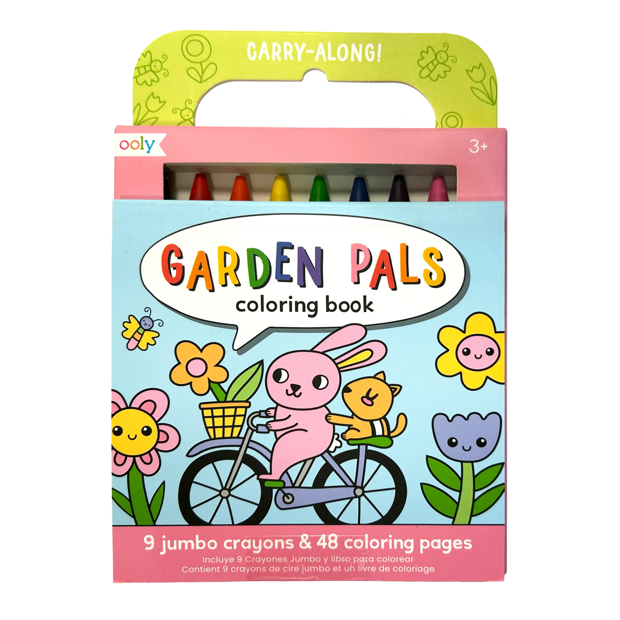 Carry Along Coloring Book Set - Garden Pals