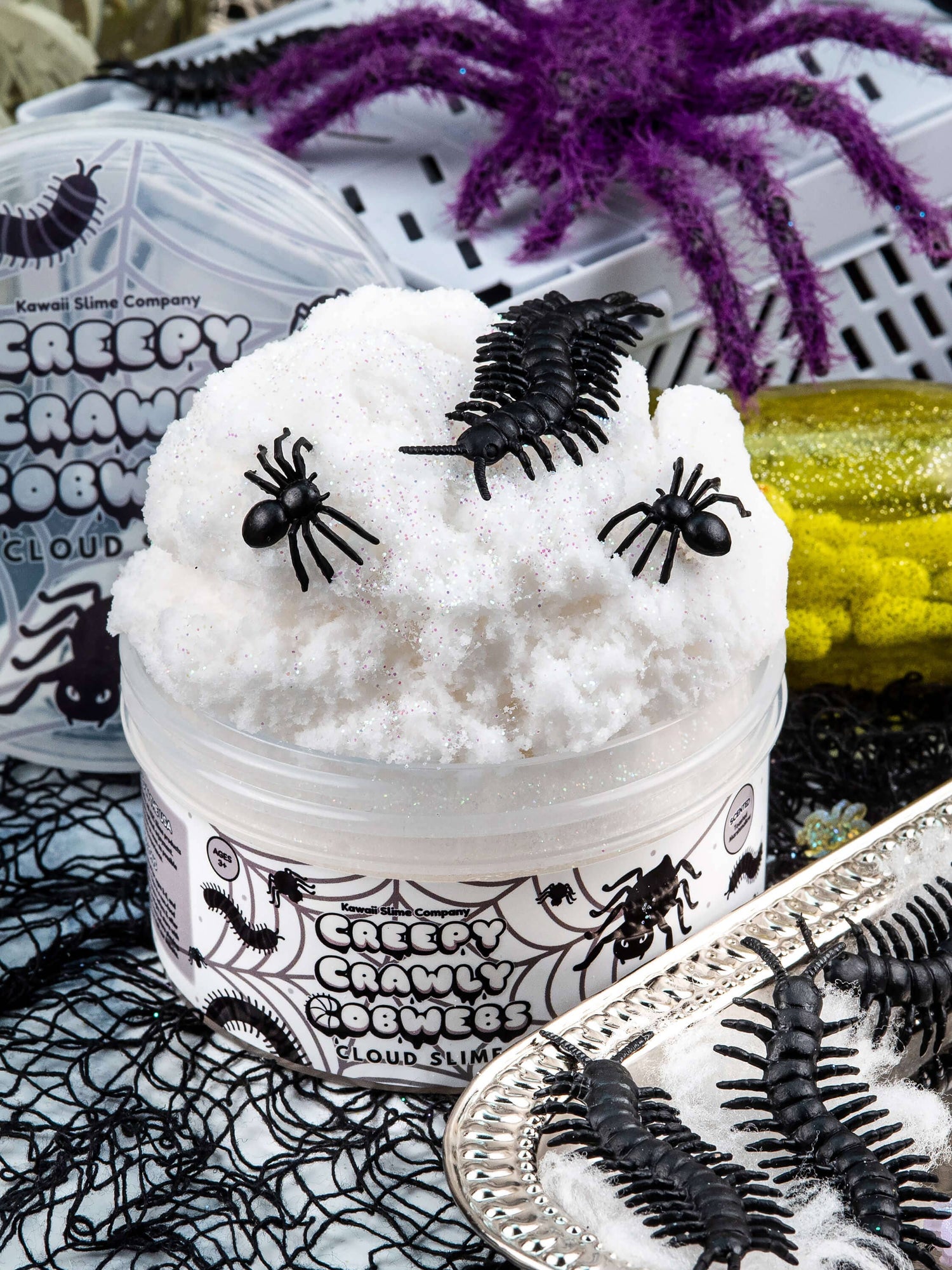 Kawaii Slime - Creepy Crawly Cobwebs Cloud Slime