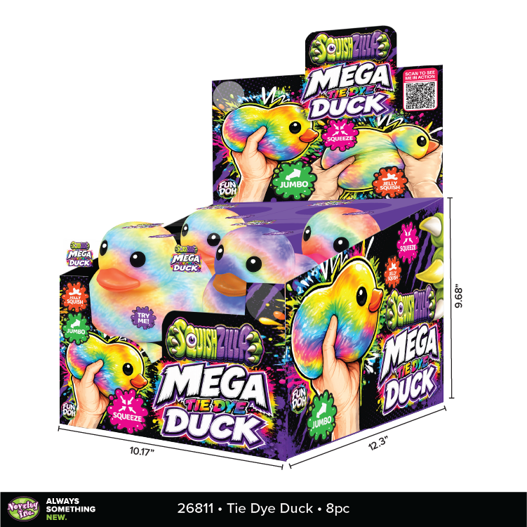 Fun Doh Mega Squishy Tie Dye Duck