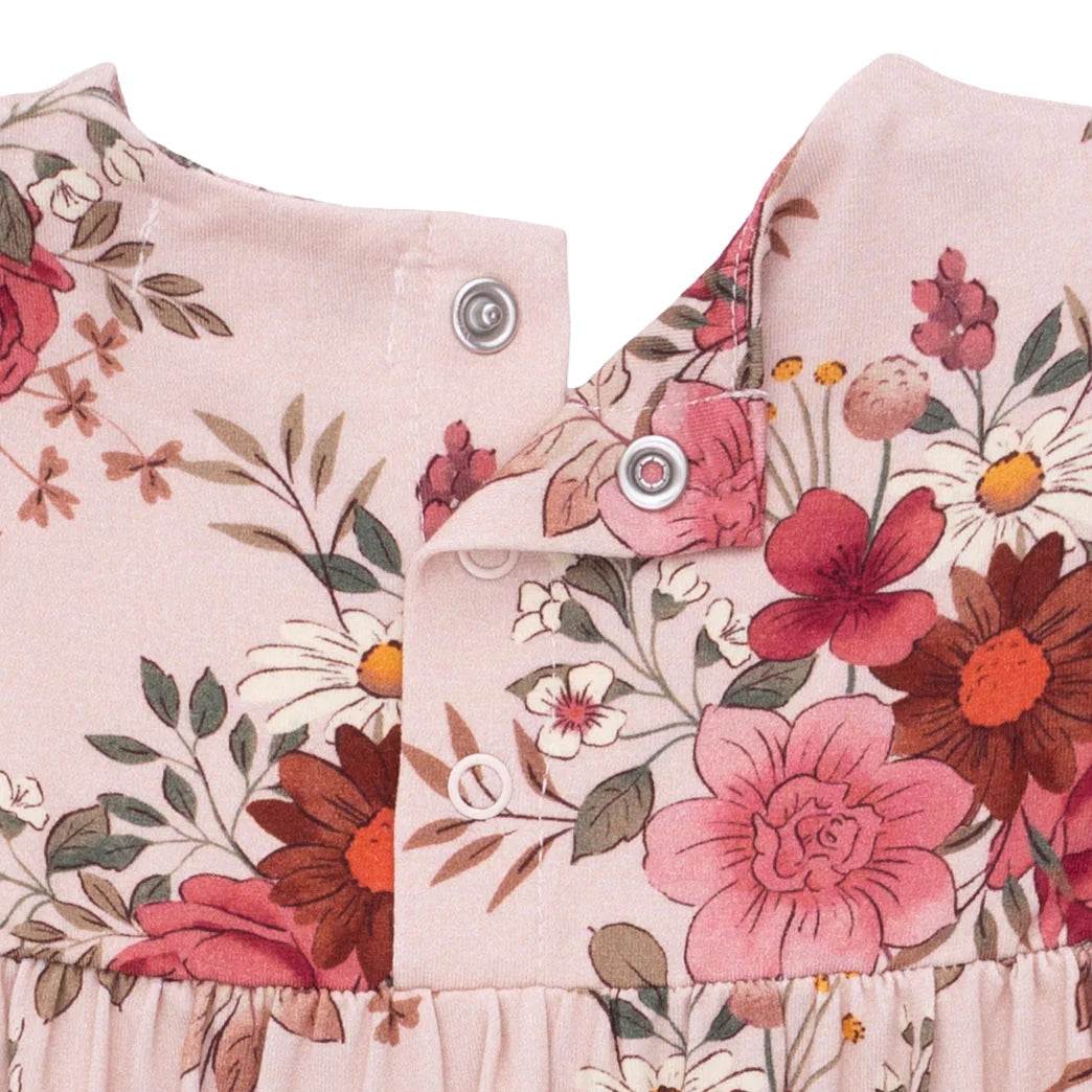Ruffle Sleeve Romper - Sabrina Floral