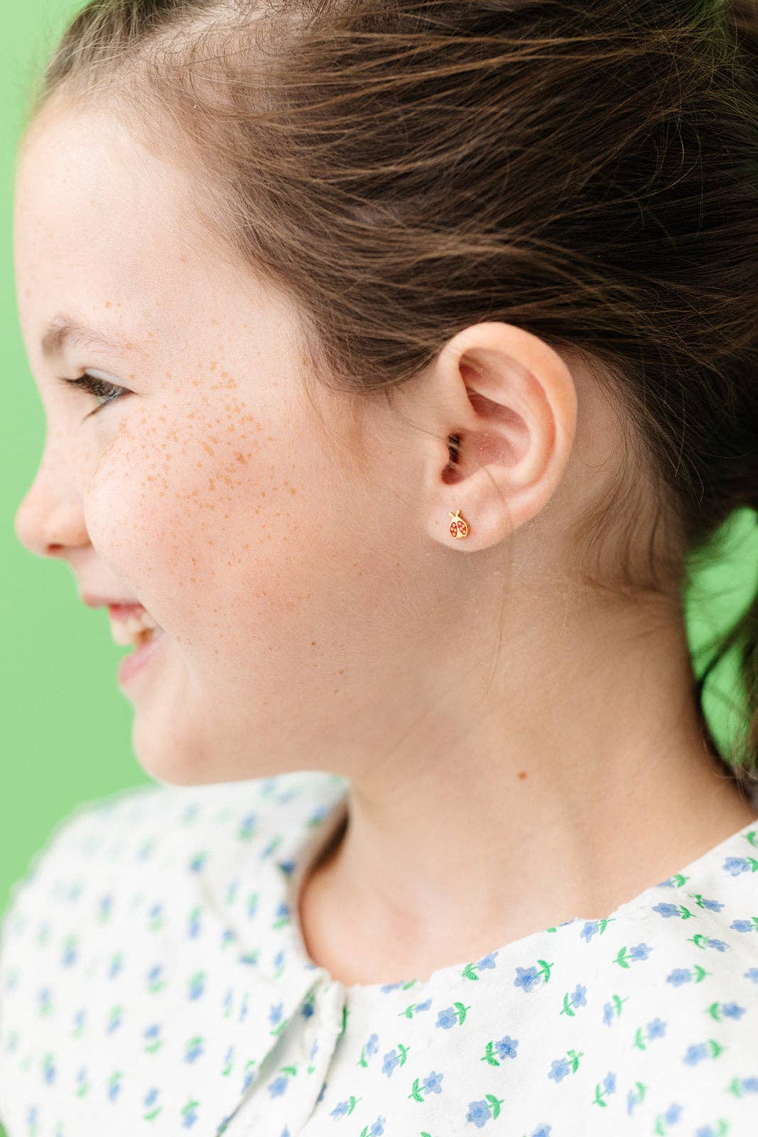 Pip Pop Post Earrings - Ladybug