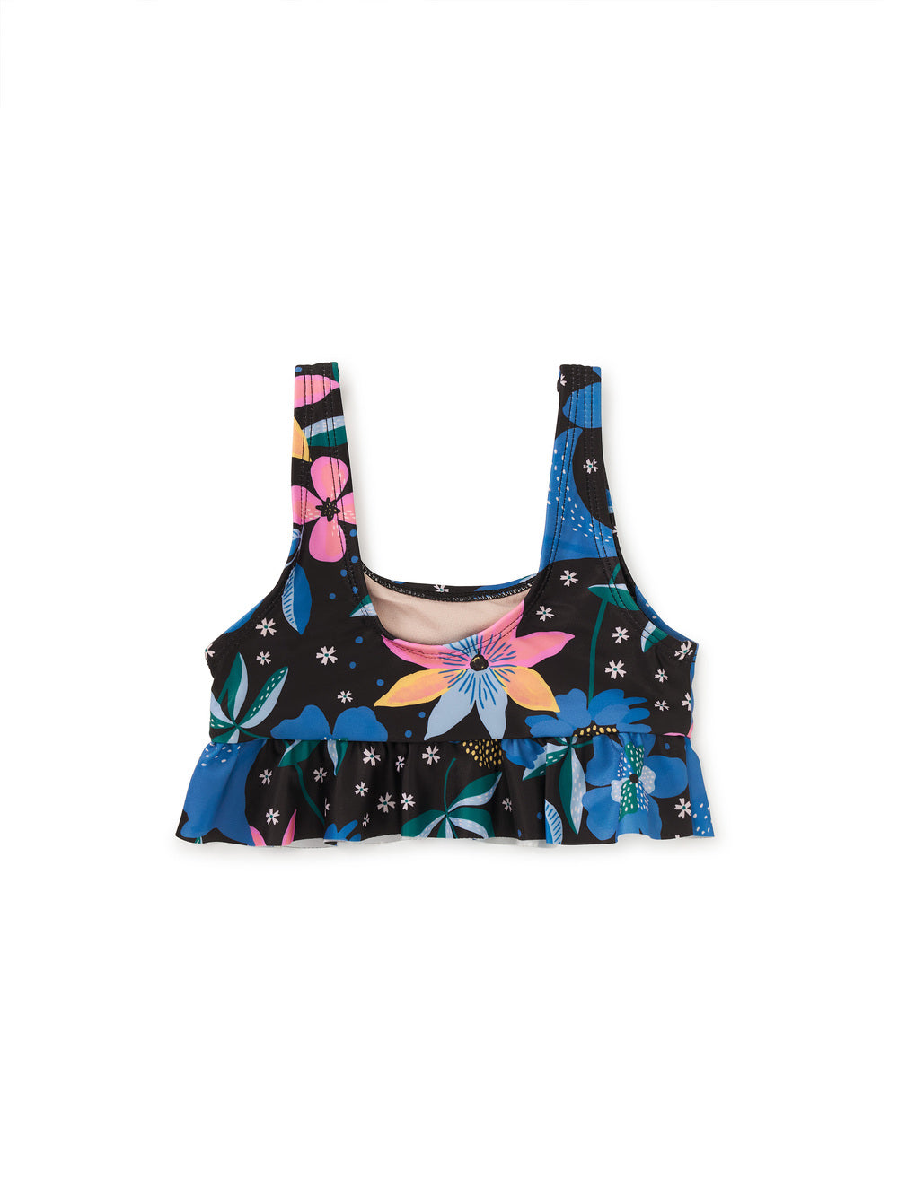 Ruffle Tankini Swimsuit - Brazilian Painted Floral FINAL SALE