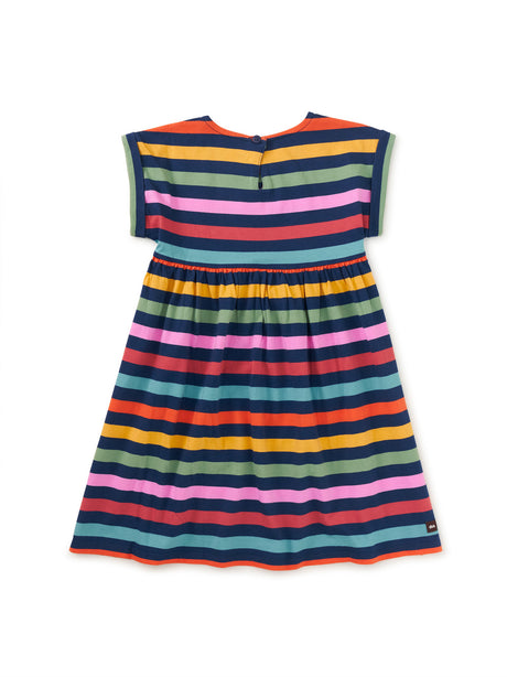 Short Sleeve Empire Dress - Nightfall FINAL SALE