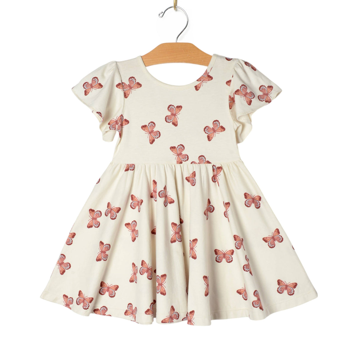 City Mouse Swirl Dress - Butterflies