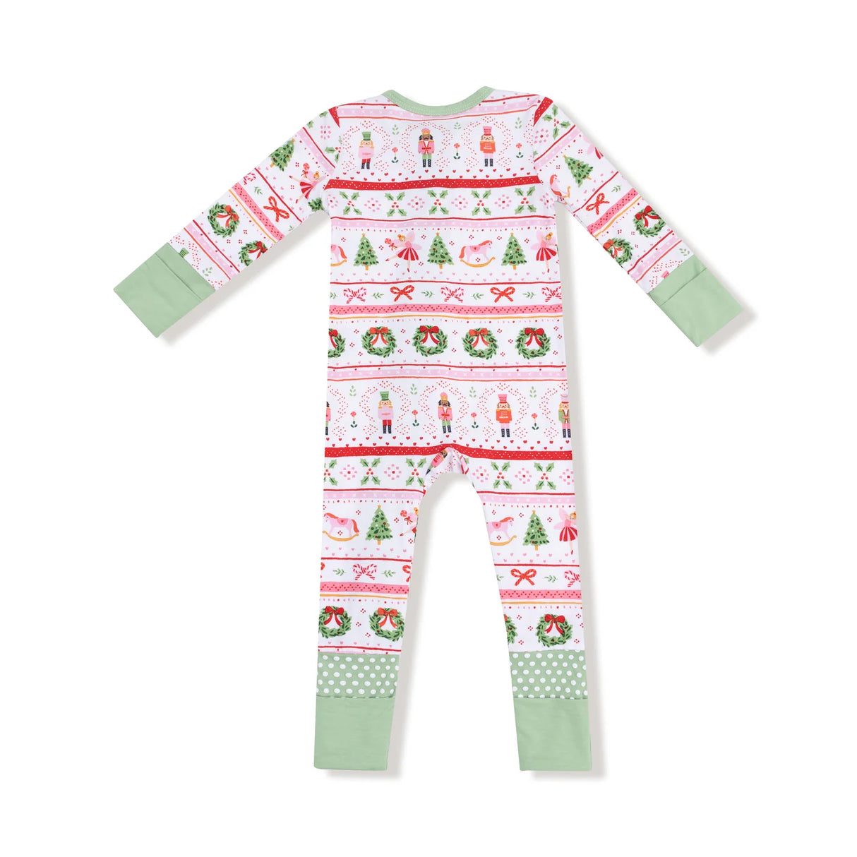Zip Romper - Sugar Plum Fairy Nutcracker Fair Isle