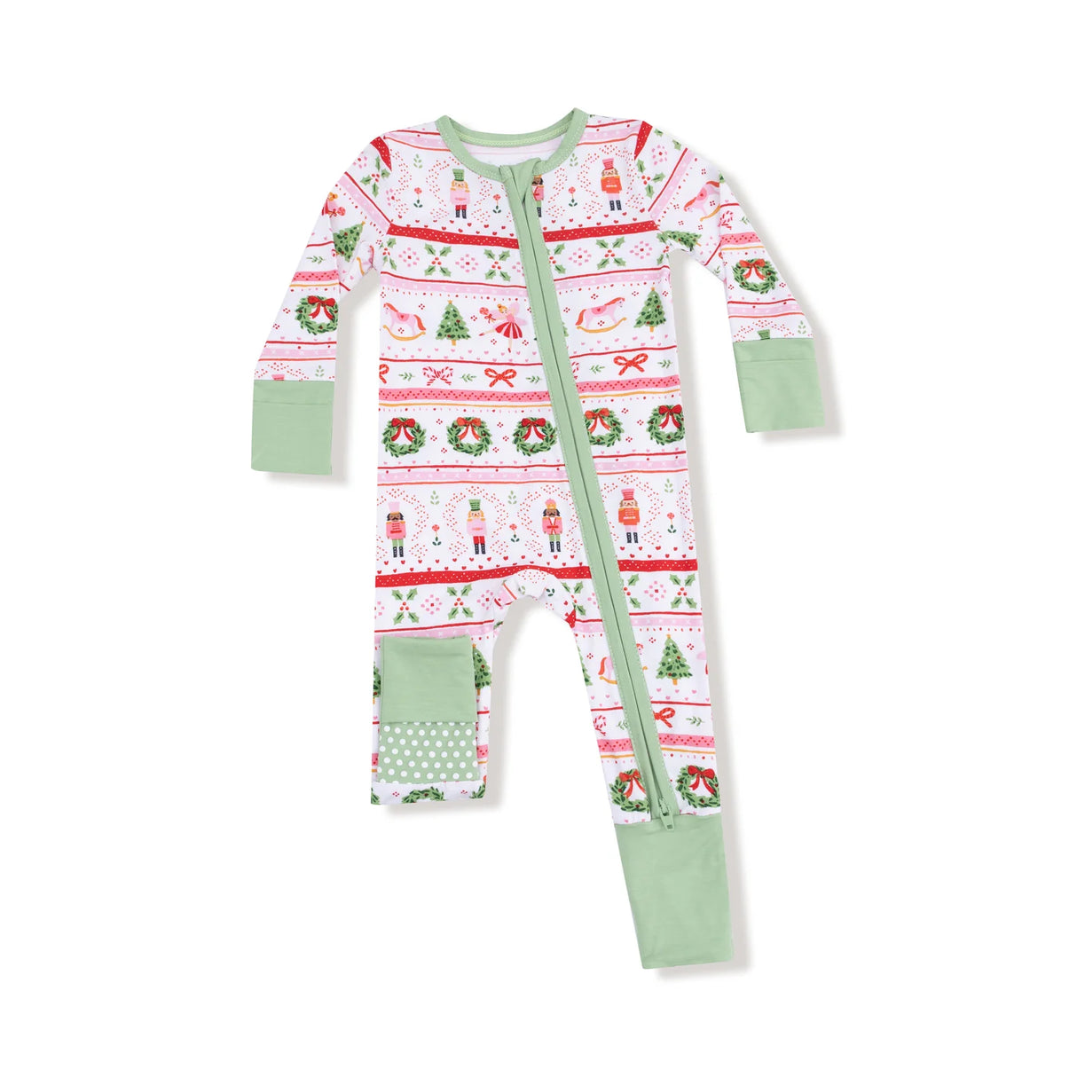 Zip Romper - Sugar Plum Fairy Nutcracker Fair Isle