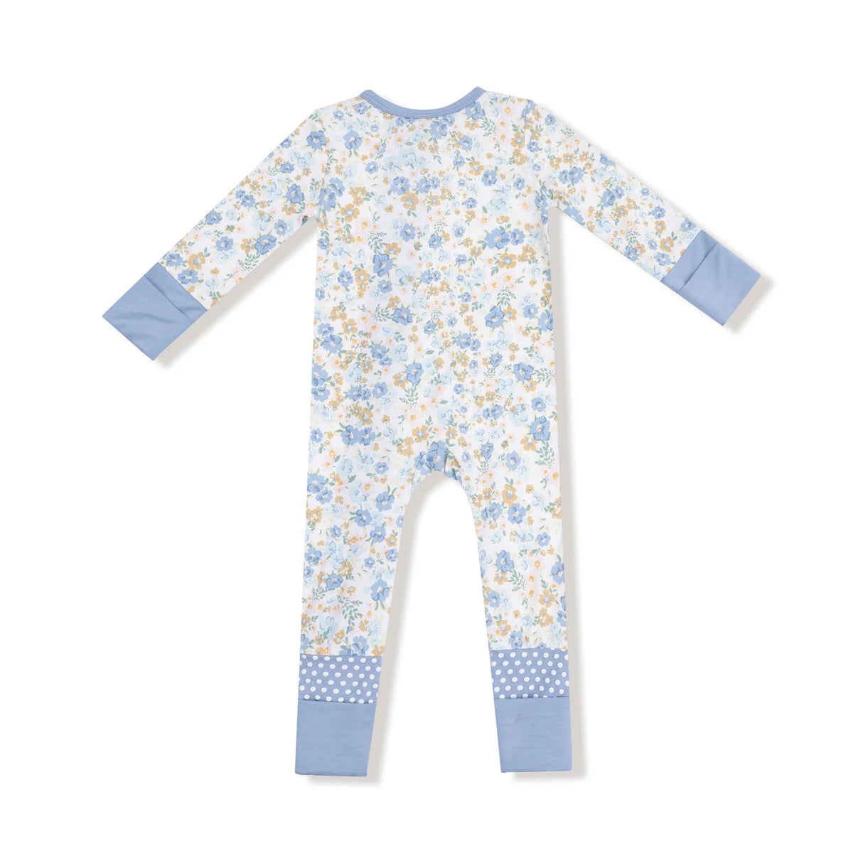 Zip Romper - Sweet Rose Calico