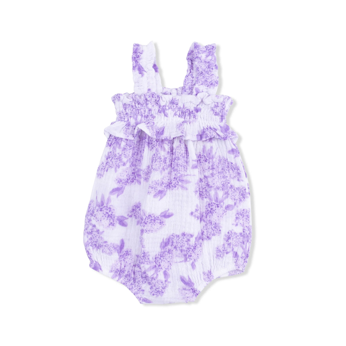 Ruffly Strap Bubble - Lilac Floral