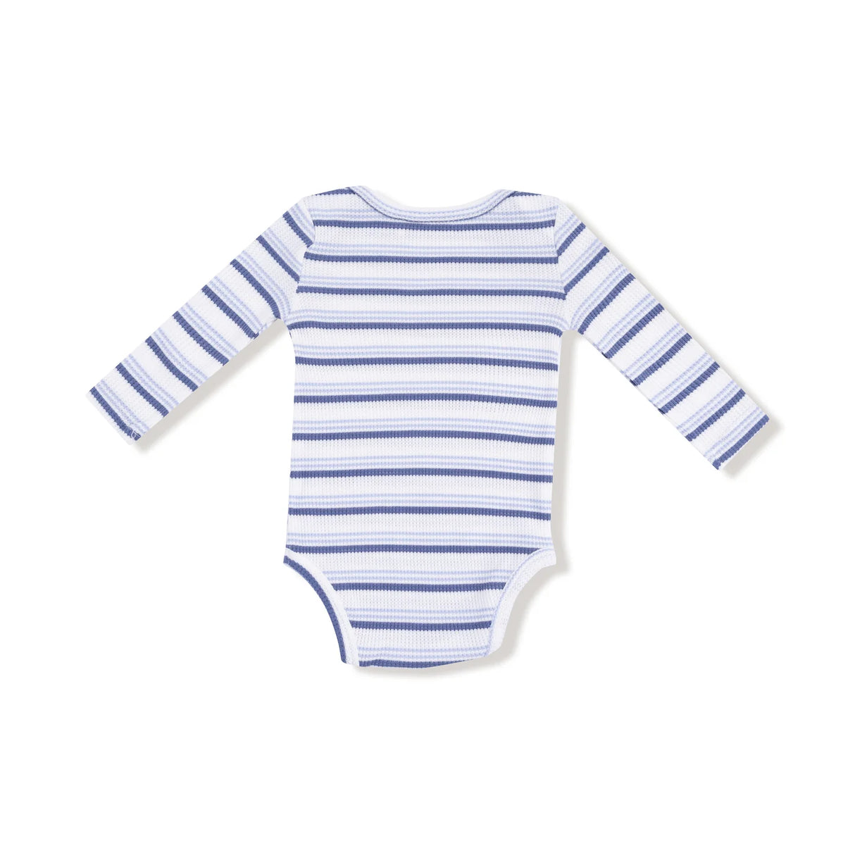 Long Sleeve Bodysuit - Vintage Blue Stripe