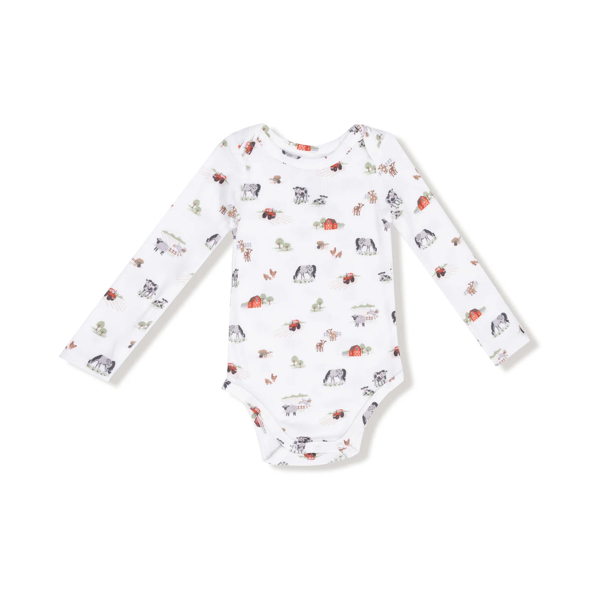 Long Sleeve Bodysuit - Little Farm