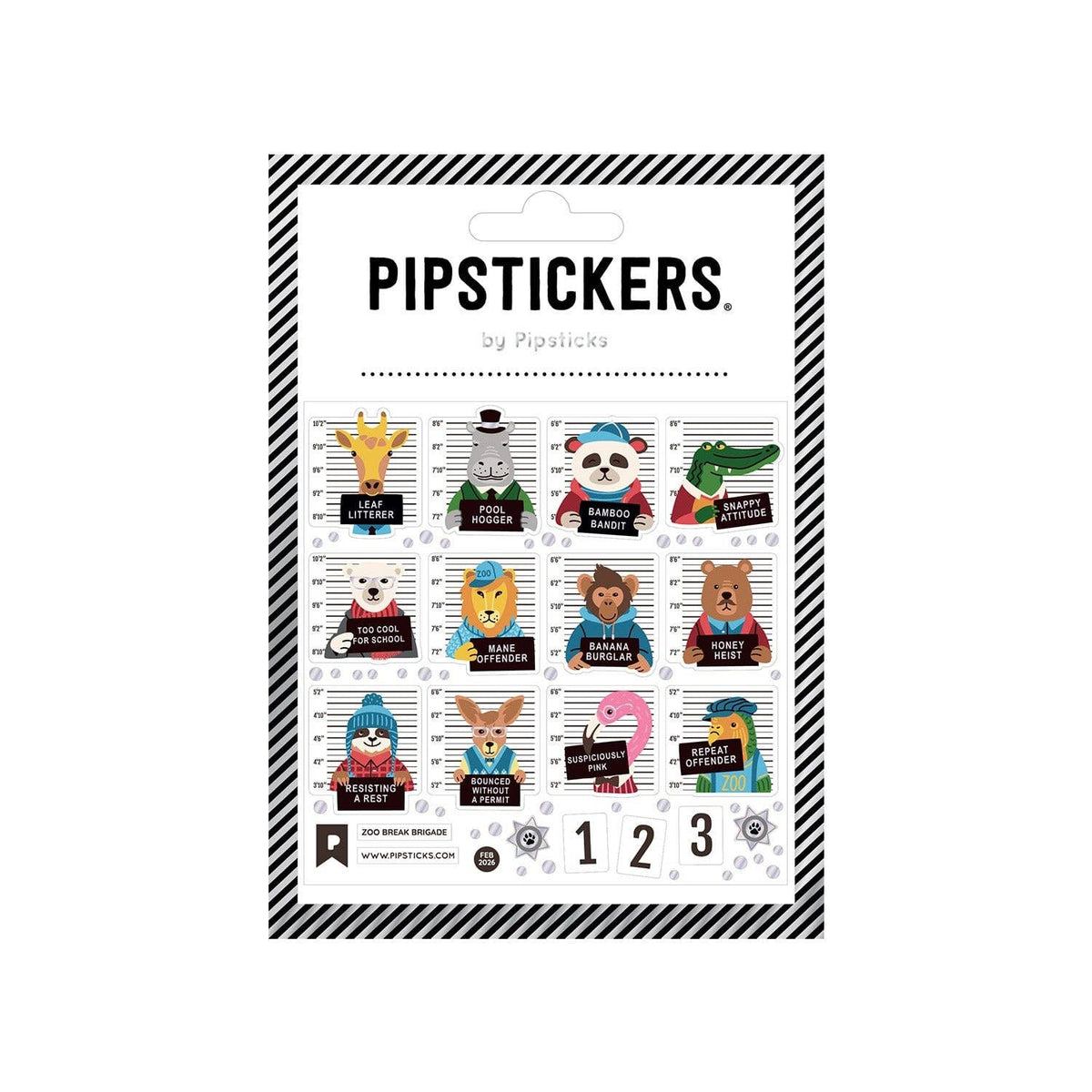 Pipstickers - Zoo Break Brigade
