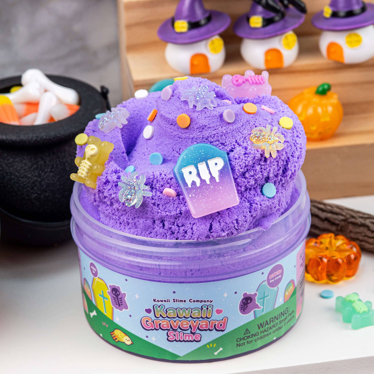 Kawaii Slime - Kawaii Graveyard Cloud Creme Slime