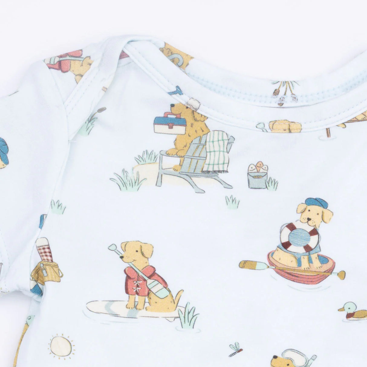 Short Sleeve Bodysuit - Lake Buddy Dogs