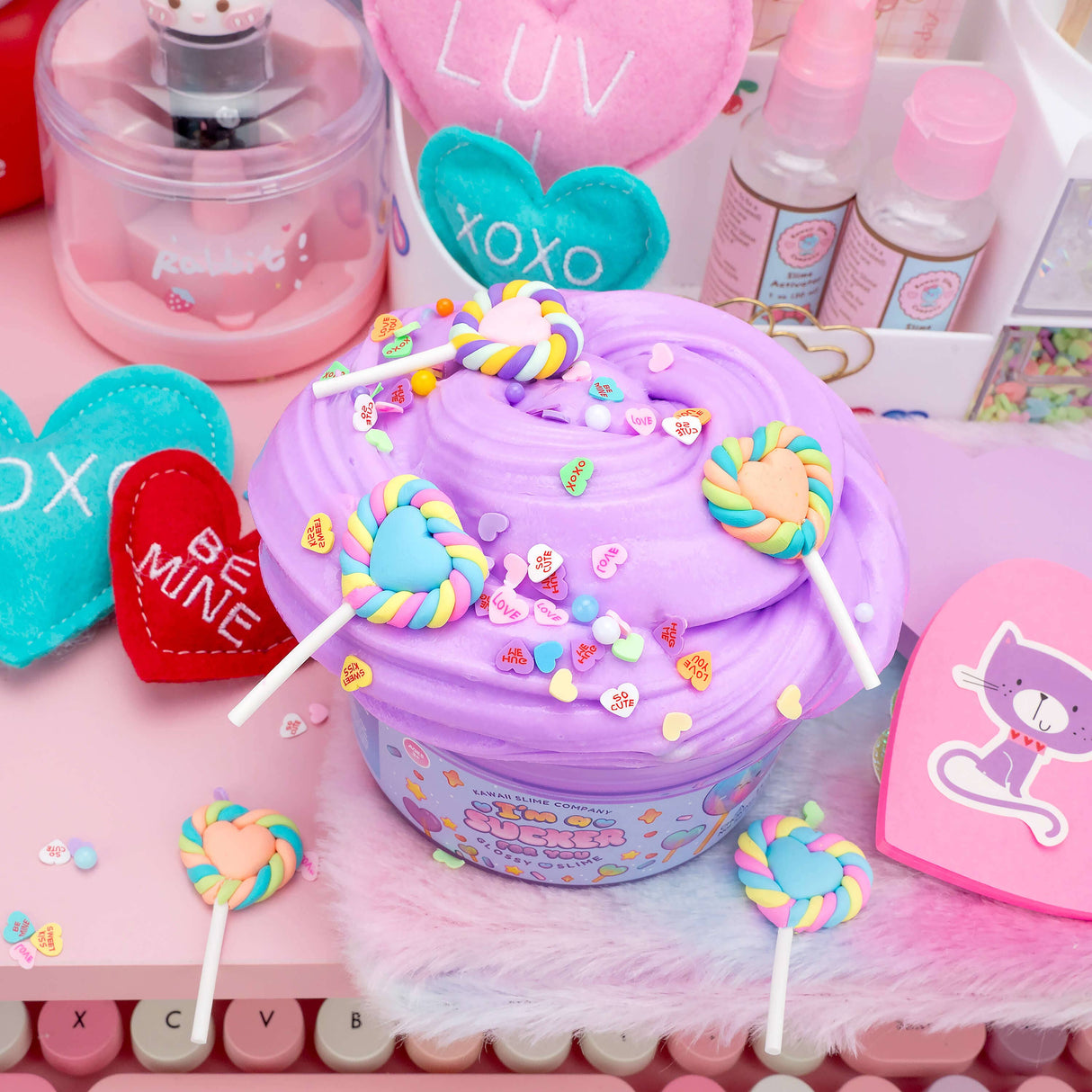 Kawaii Slime - I'm A Sucker For You Glossy Slime
