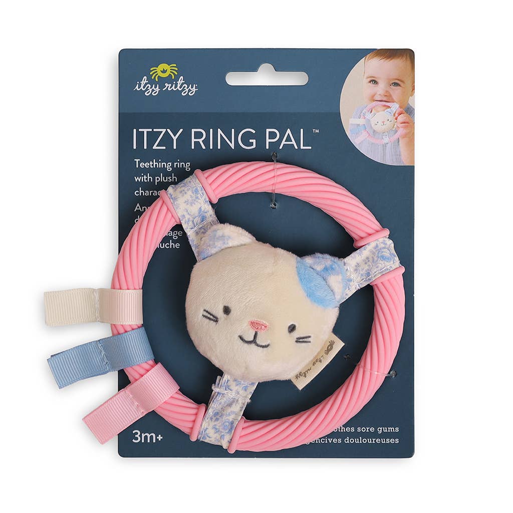 Itzy Ring Pal Teether - Taupe Bear