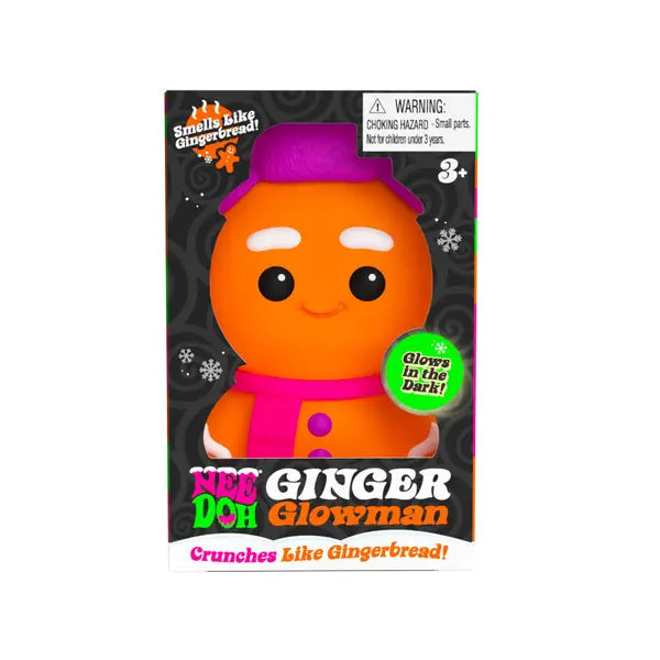 NeeDoh Squishmas Ginger Glowman