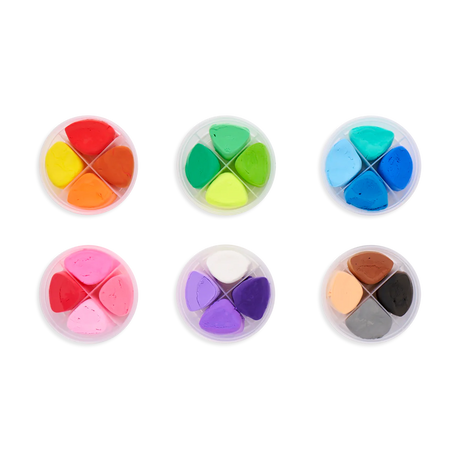 Creatibles DIY Air Dry Clay Kit - 24 Colors