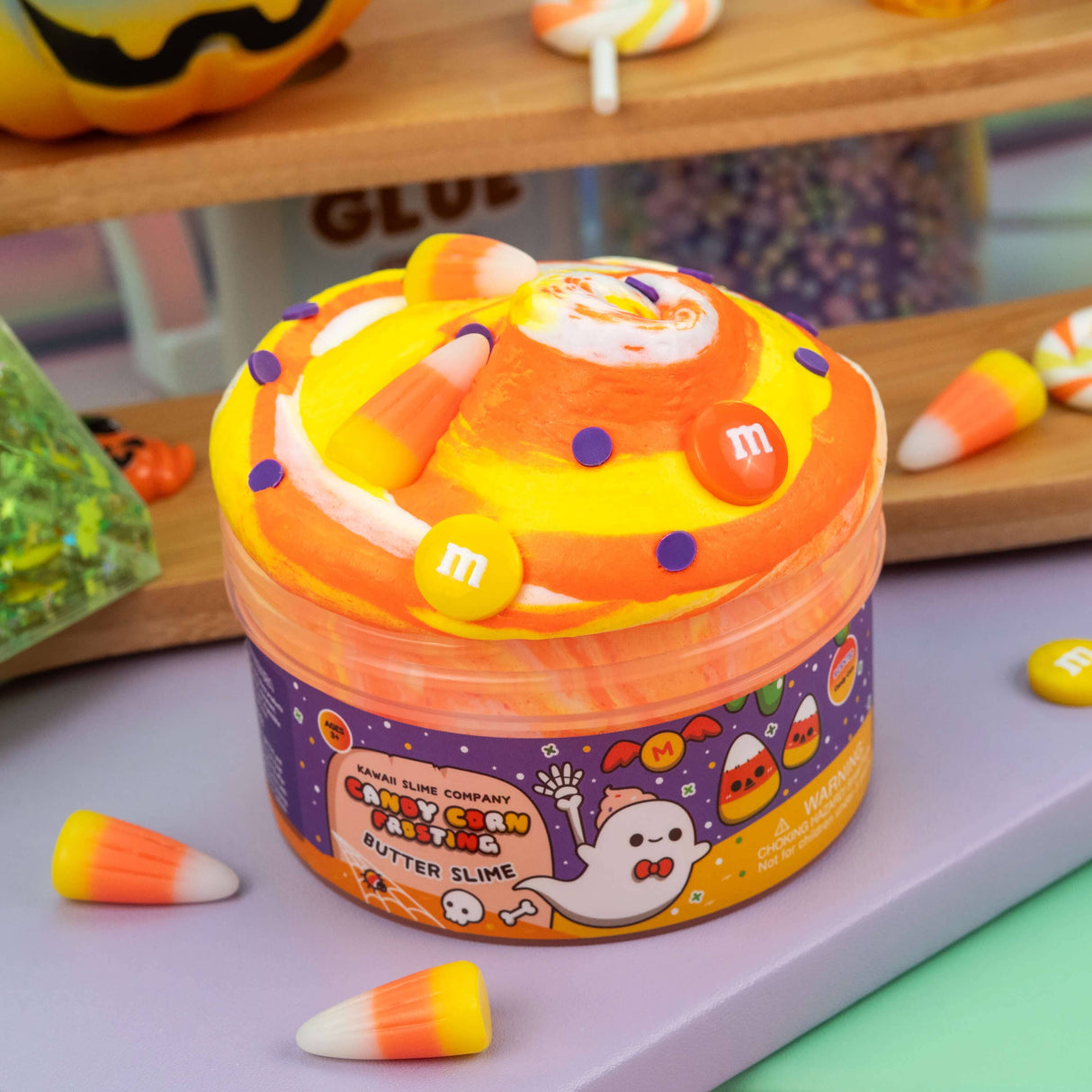 Kawaii Slime - Candy Corn Frosting Butter Slime