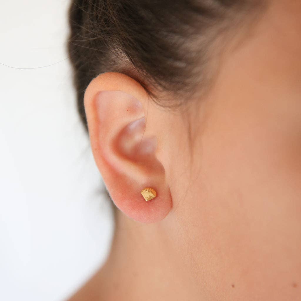 Pip Pop Post Earrings - Seashell