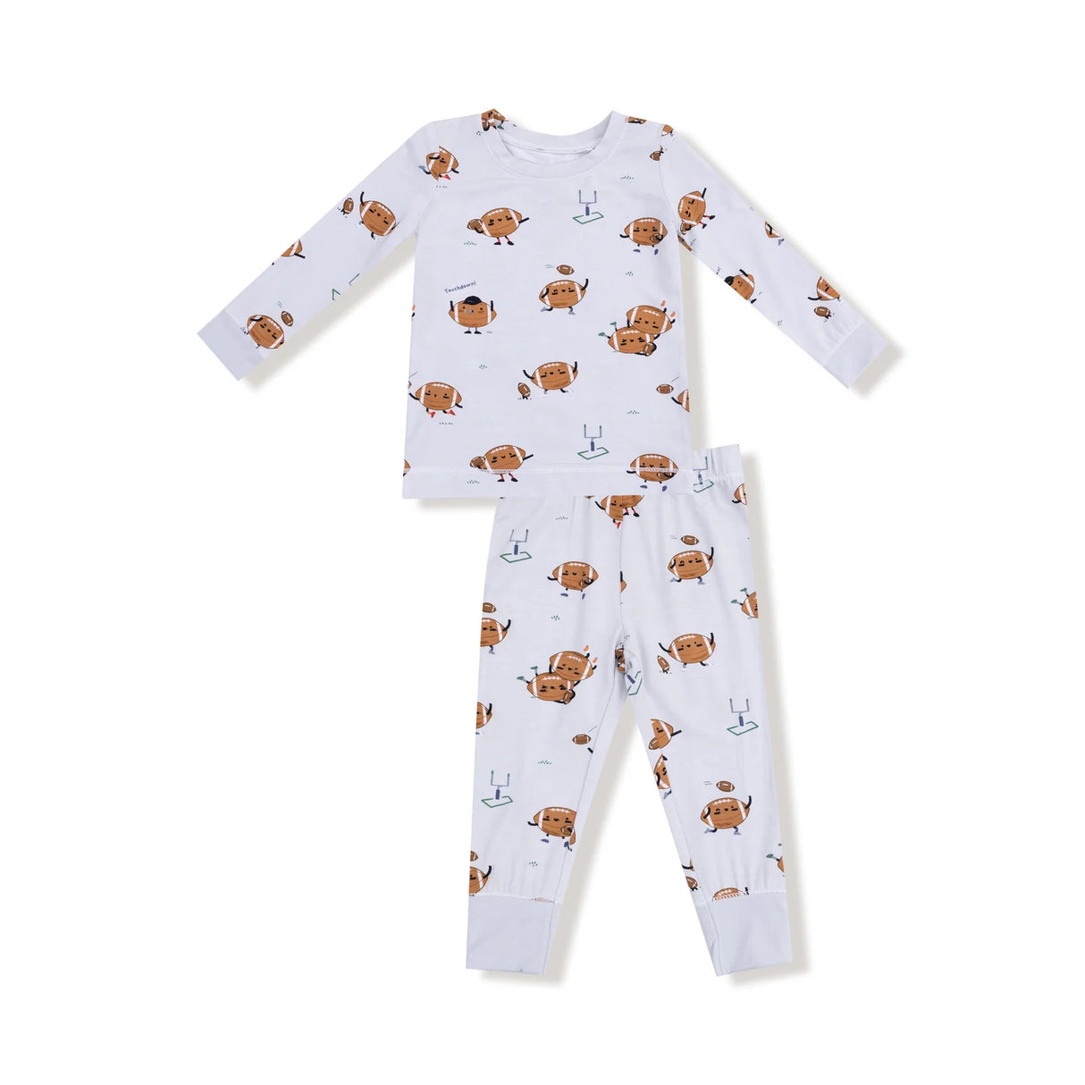 Long Sleeve Loungewear - Footballs Playing Football