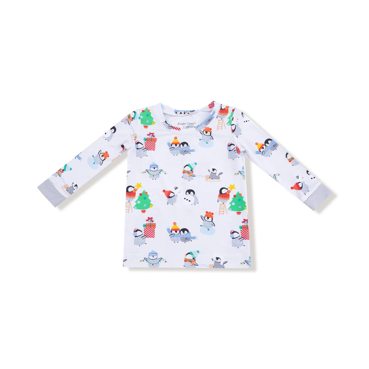 Long Sleeve Loungewear - Holiday Penguins