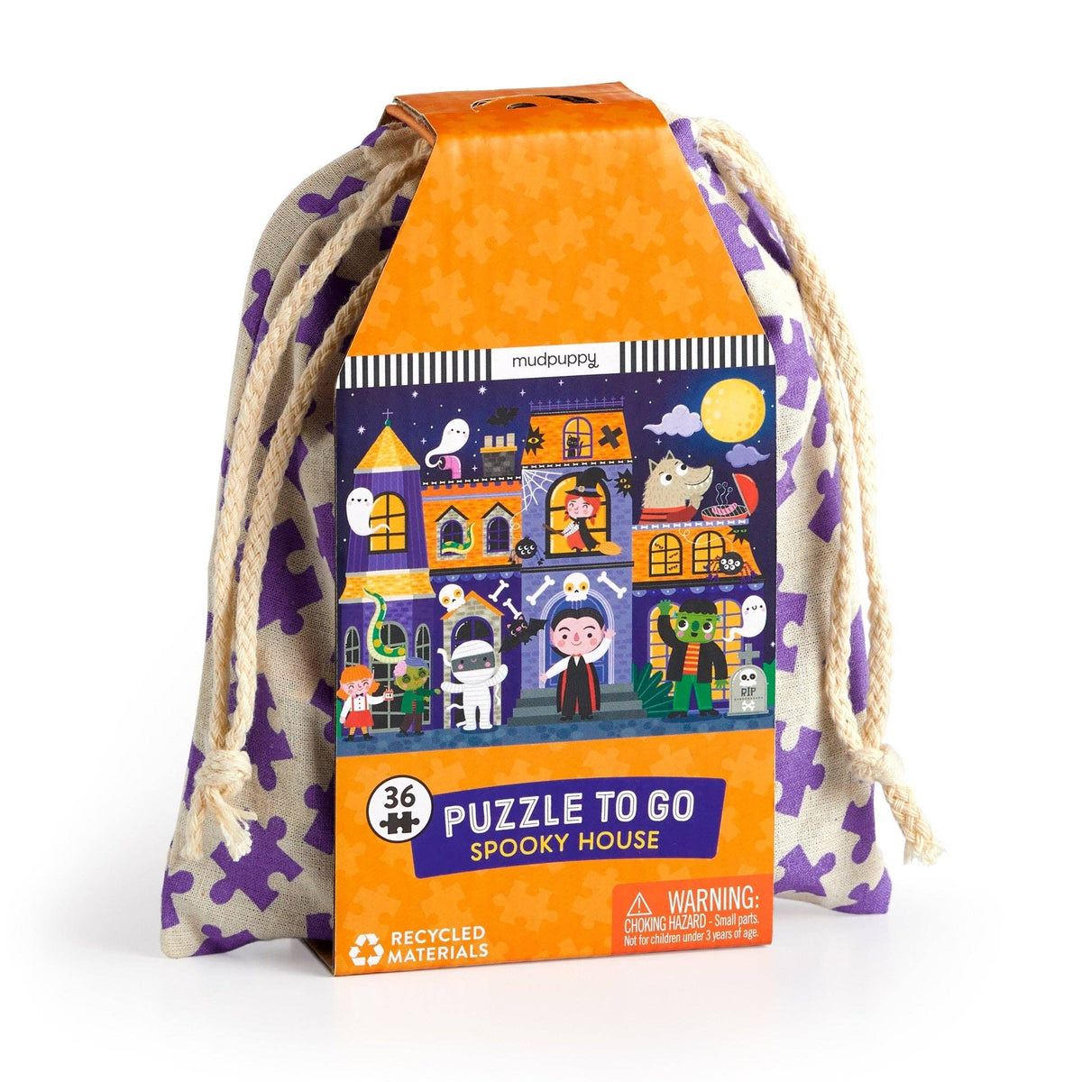 36 Piece Puzzle to Go - Spooky House