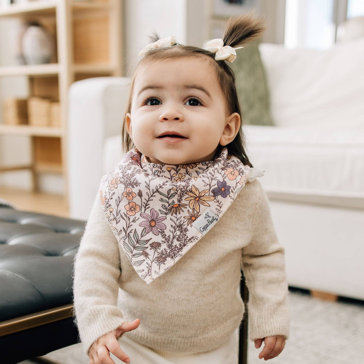 Baby Bandana Bibs - Flora