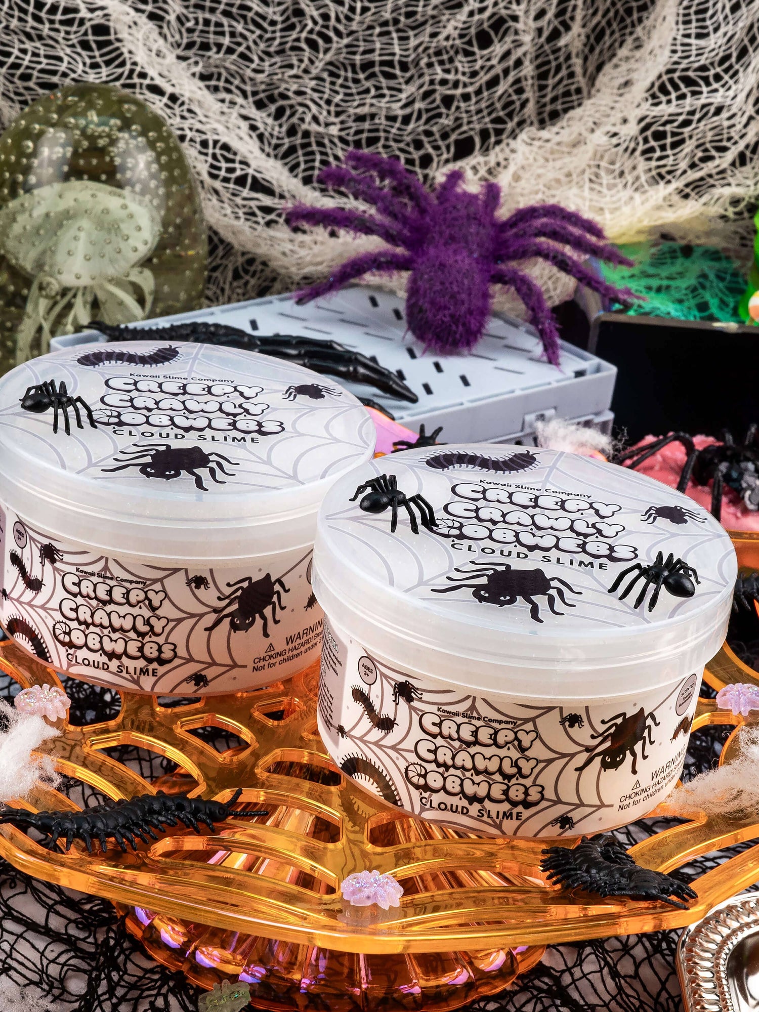 Kawaii Slime - Creepy Crawly Cobwebs Cloud Slime