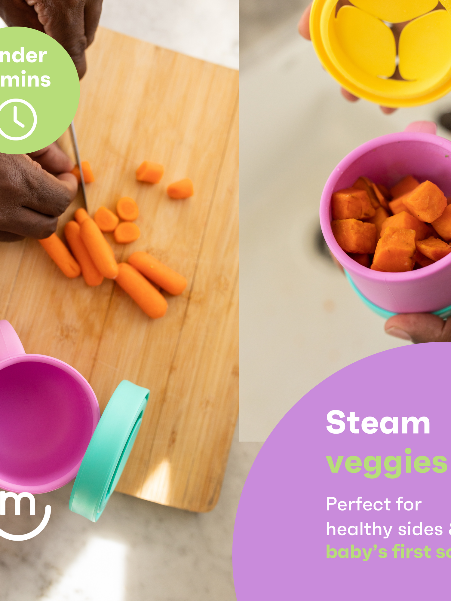 The Everything Cup + Steamer - Lilac