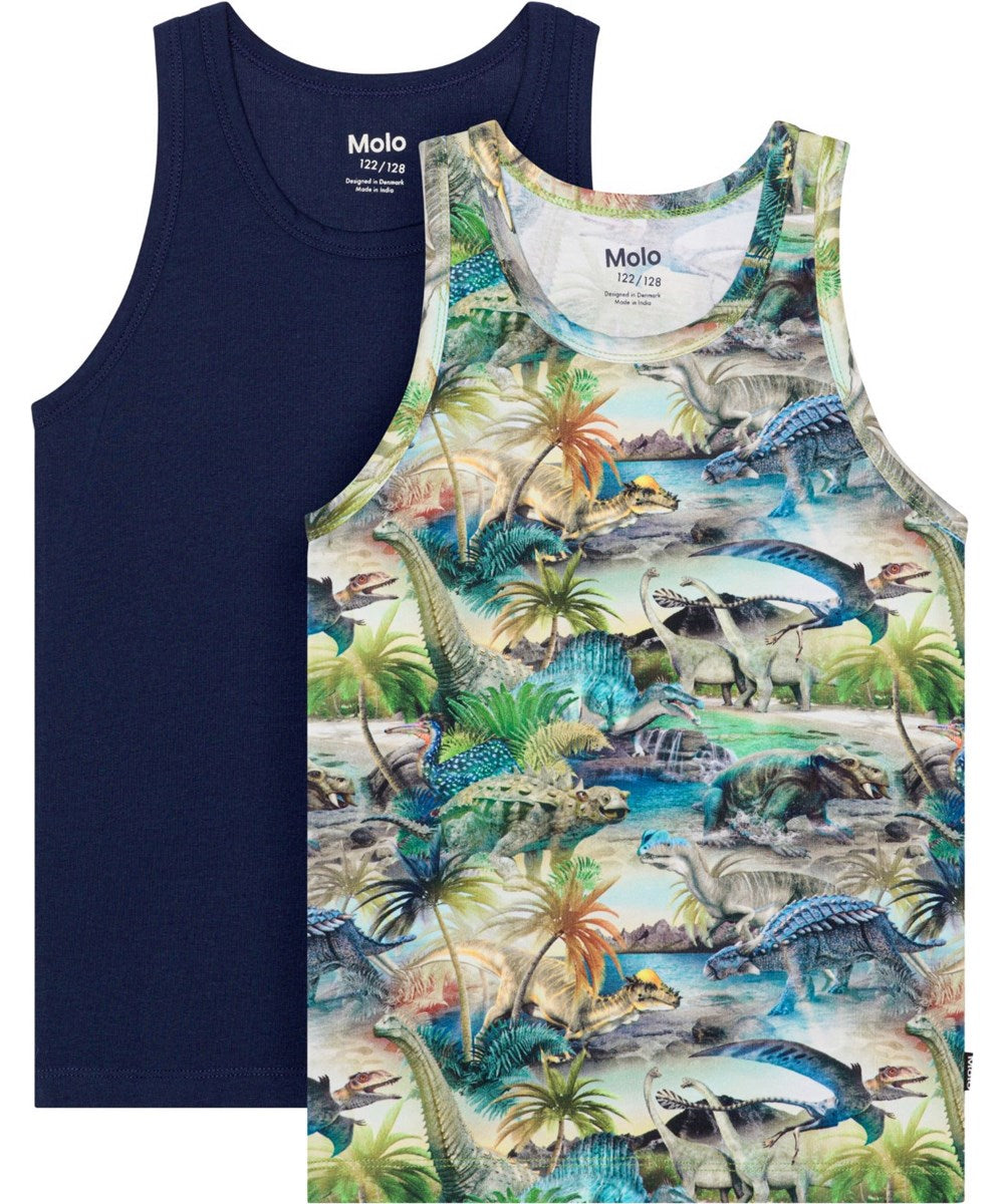 Molo Jayden Tank 2-Pack - Dino Universe FINAL SALE