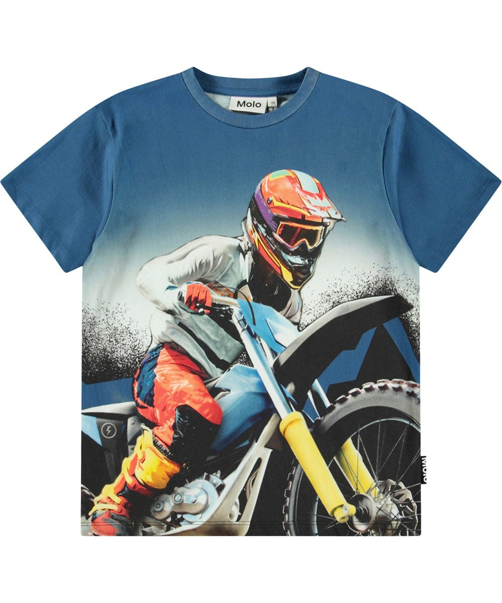Molo Riley Tee - Big MC Blue FINAL SALE