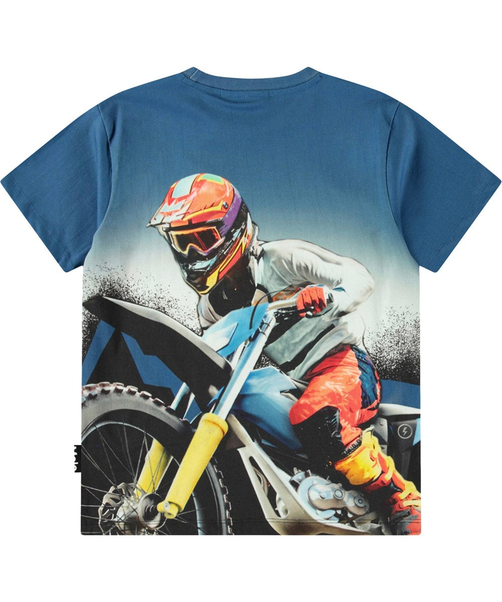 Molo Riley Tee - Big MC Blue FINAL SALE