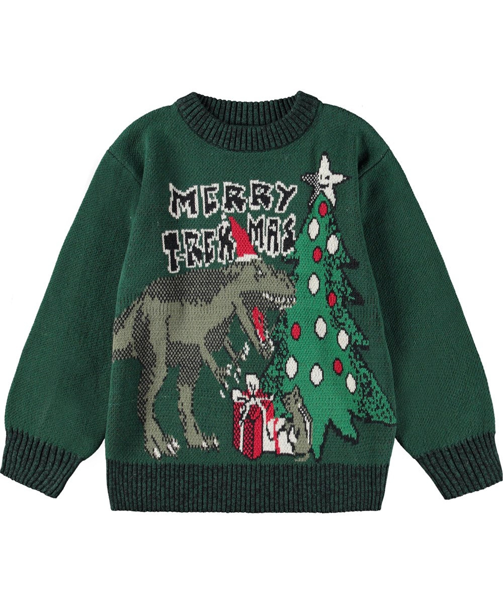 Molo Bello Knit Sweater - T-Rex-Mas FINAL SALE