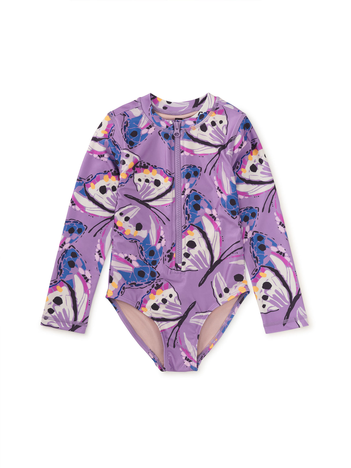 Long Sleeve One-Piece Swimsuit - Carnival Butterfly FINAL SALE