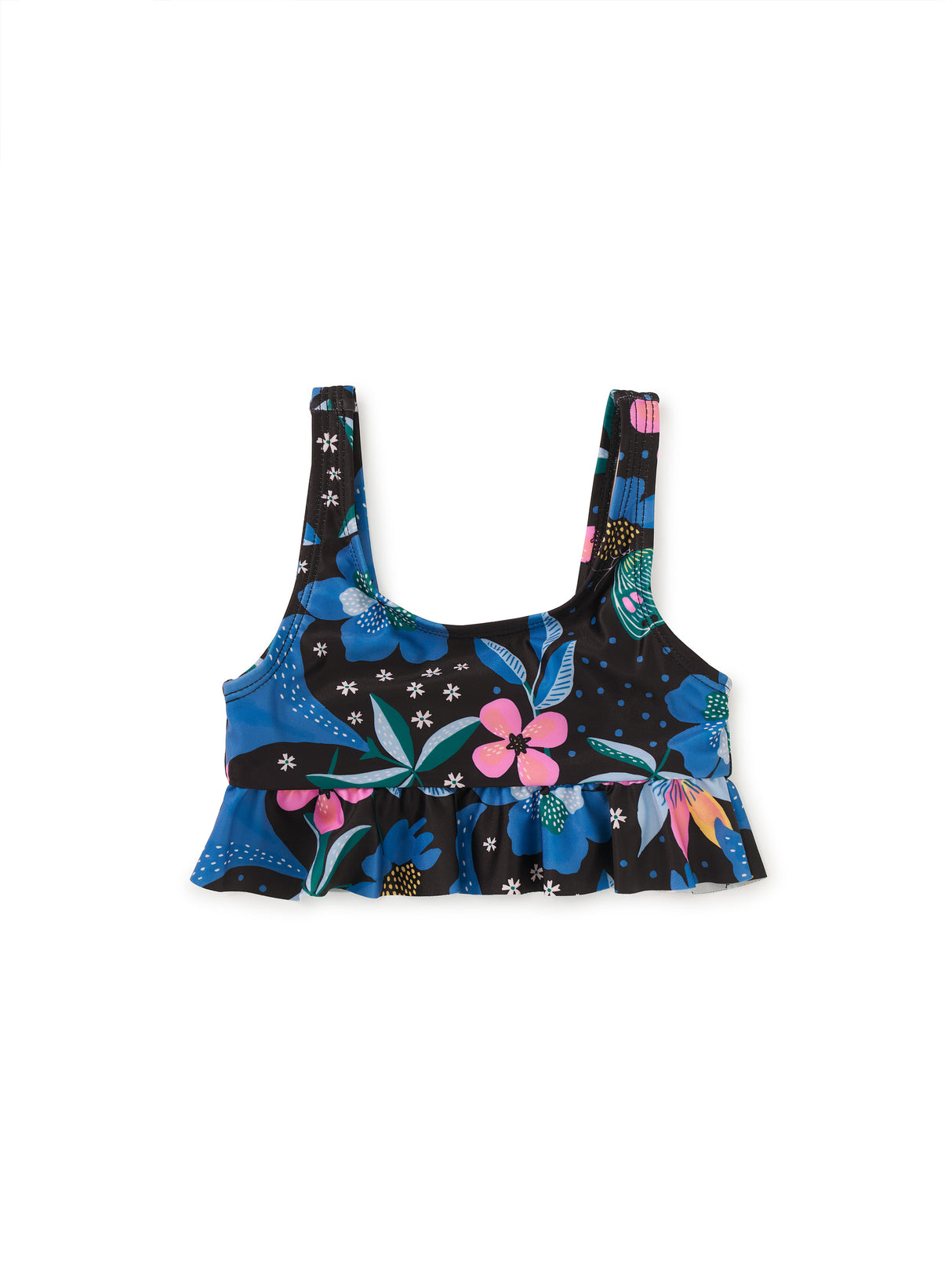 Ruffle Tankini Swimsuit - Brazilian Painted Floral FINAL SALE