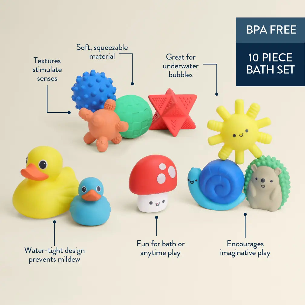 Itzy Splash Gift Set Soft Bath Toys