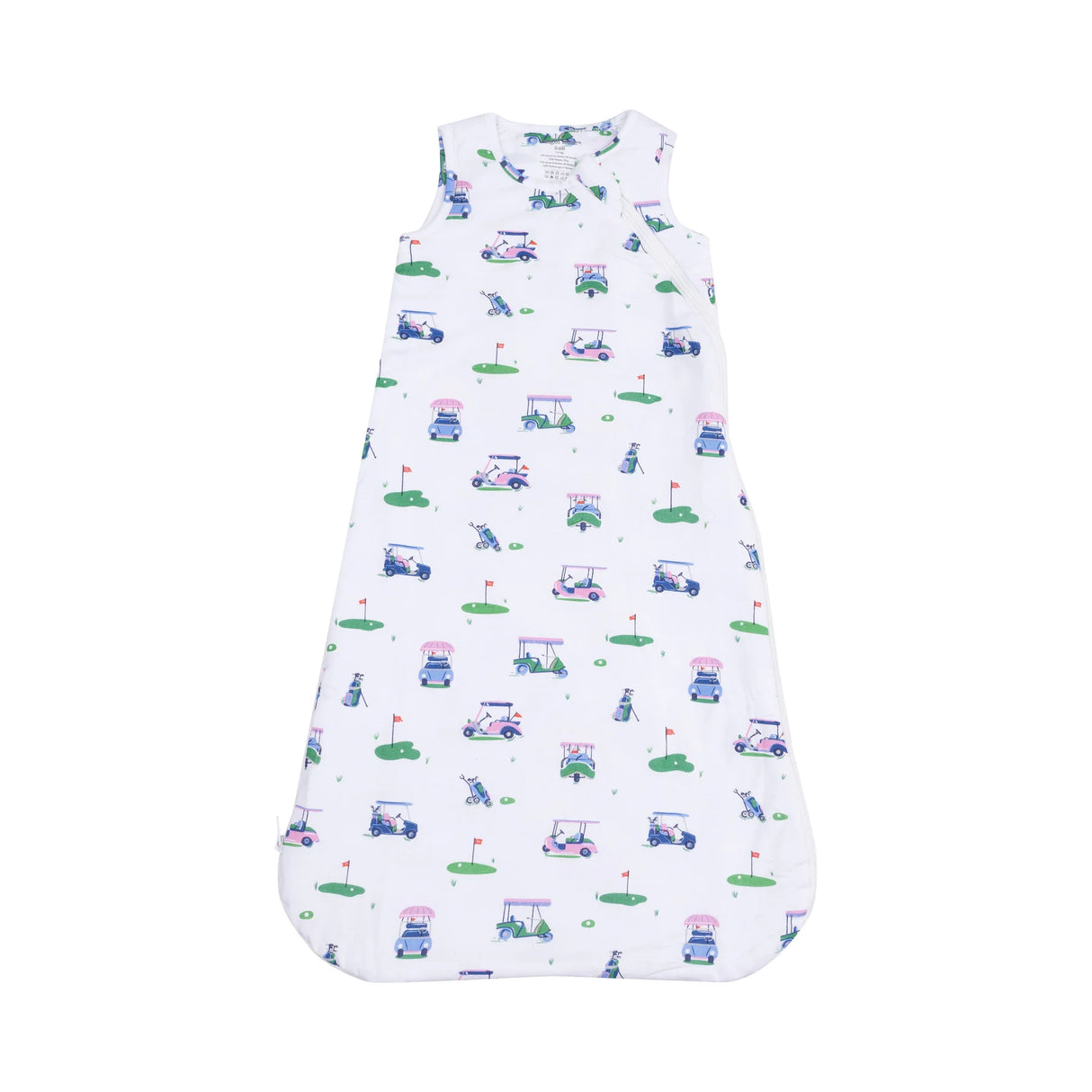 Bamboo Sleep Sack - Vintage Golf Carts Pink FINAL SALE