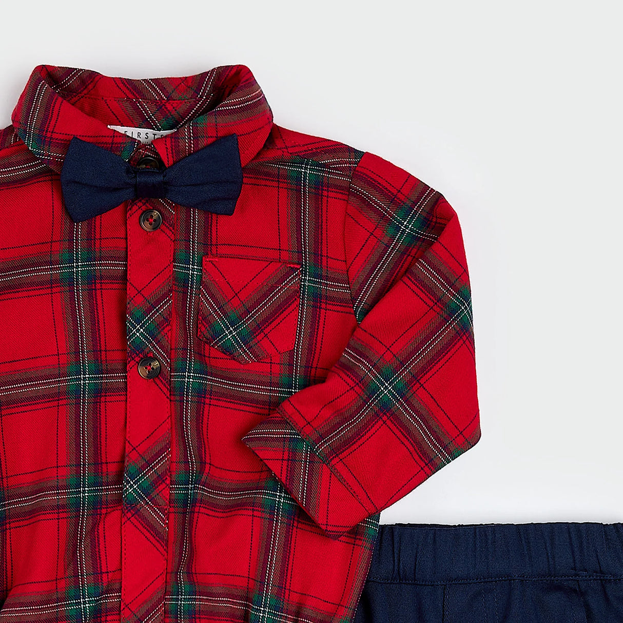 Flannel Outfit Set - Scarlet Plaid FINAL SALE