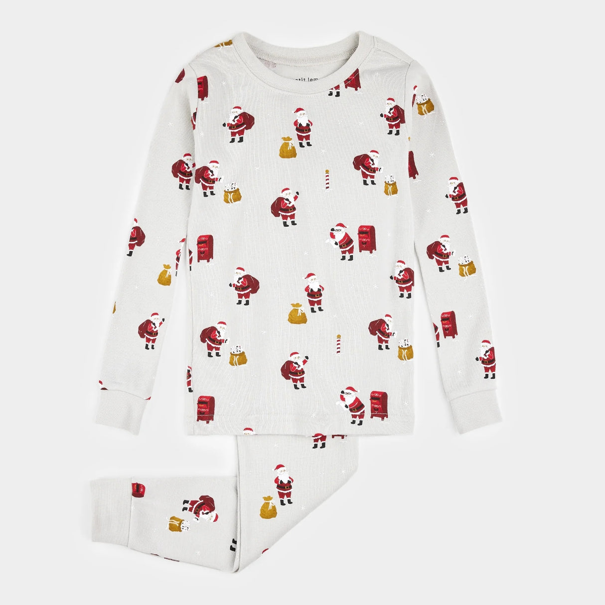 Long Sleeve Pajamas Set - Must Be Santa