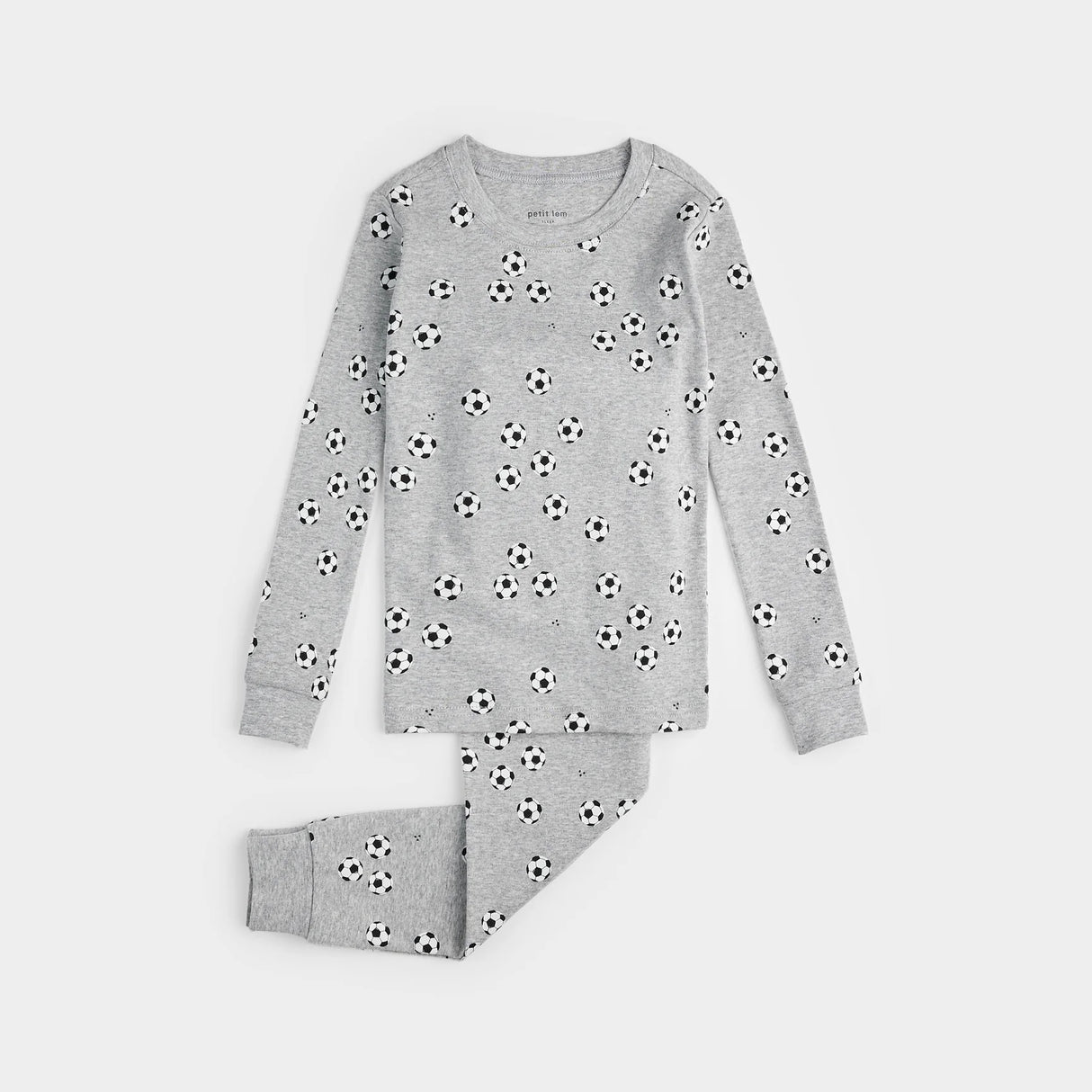 Long Sleeve Pajama Set - Soccer