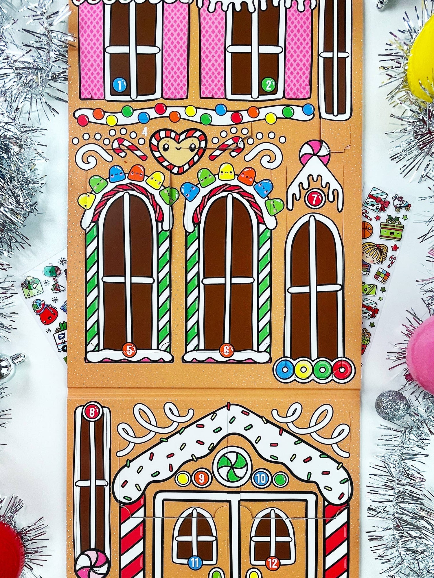 Pipstickers - Kawaii Christmas Sticker Advent Calendar