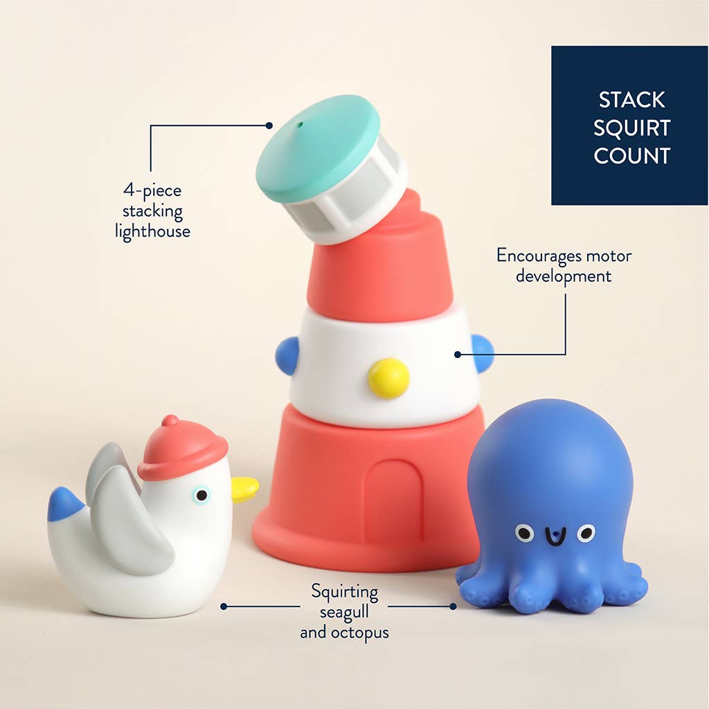 Itzy Stack & Squirt Bath Toy