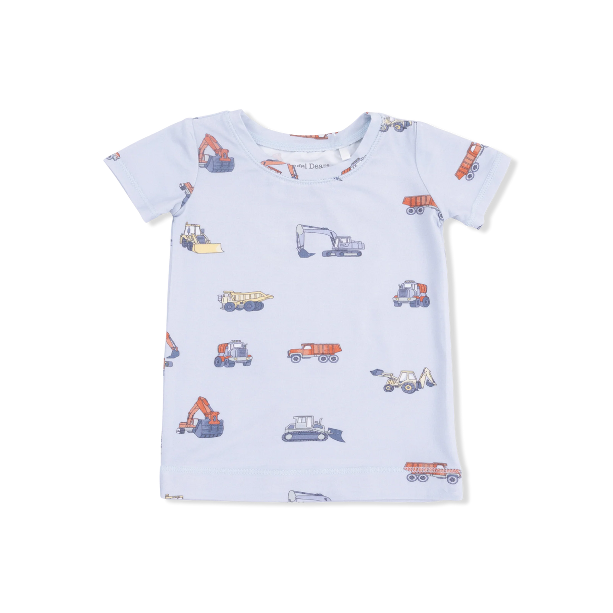 Short Sleeve Lounge Set - Construction Vehicles