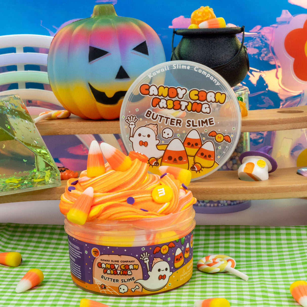 Kawaii Slime - Candy Corn Frosting Butter Slime